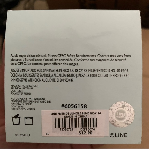 Kawaii Line Friends Brown Bear dressed as a Seal Mini Mystery Collectible Plush - Picture 13 of 13